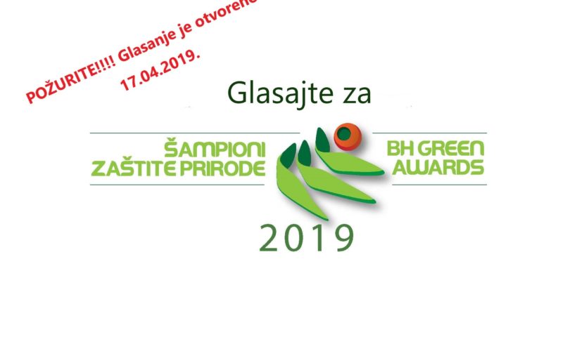 Prvi pregled stanja 09.04.- Šampioni zaštite prirode/ BH green awards 2019